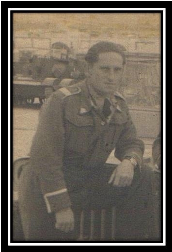 Tadeusz Mroczko w bazie Khanaquin - Irak, stycze 1943 r. 