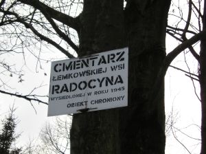 Radocyna - stary łemkowski cmentarz parafialny 