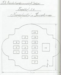 Plan cmentarza wojennego nr.56 w Smerekowcu 